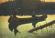 Frederic Remington, The Wolvs Sniffed Along the Trail,but Came No Nearer (mk43)